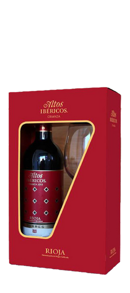 Altos Ibericos in a Gift Box with Wine Glass