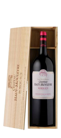 Chateau Haut Mouleyre Magnum in wooden box