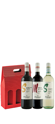 Pasqua Lettere Gift Pack x 3 Bottles (Sangiovese, Merlot, Soave)